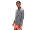 Speedo Men's Essential Long Sleeve Rash Vest - Grey