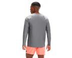 Speedo Men's Essential Long Sleeve Rash Vest - Grey