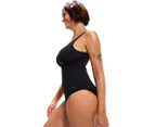 Speedo Women's Shaping One-Piece Swimsuit - AquaNite Black