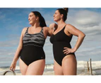 Speedo Women's Shaping One-Piece Swimsuit - AquaNite Black