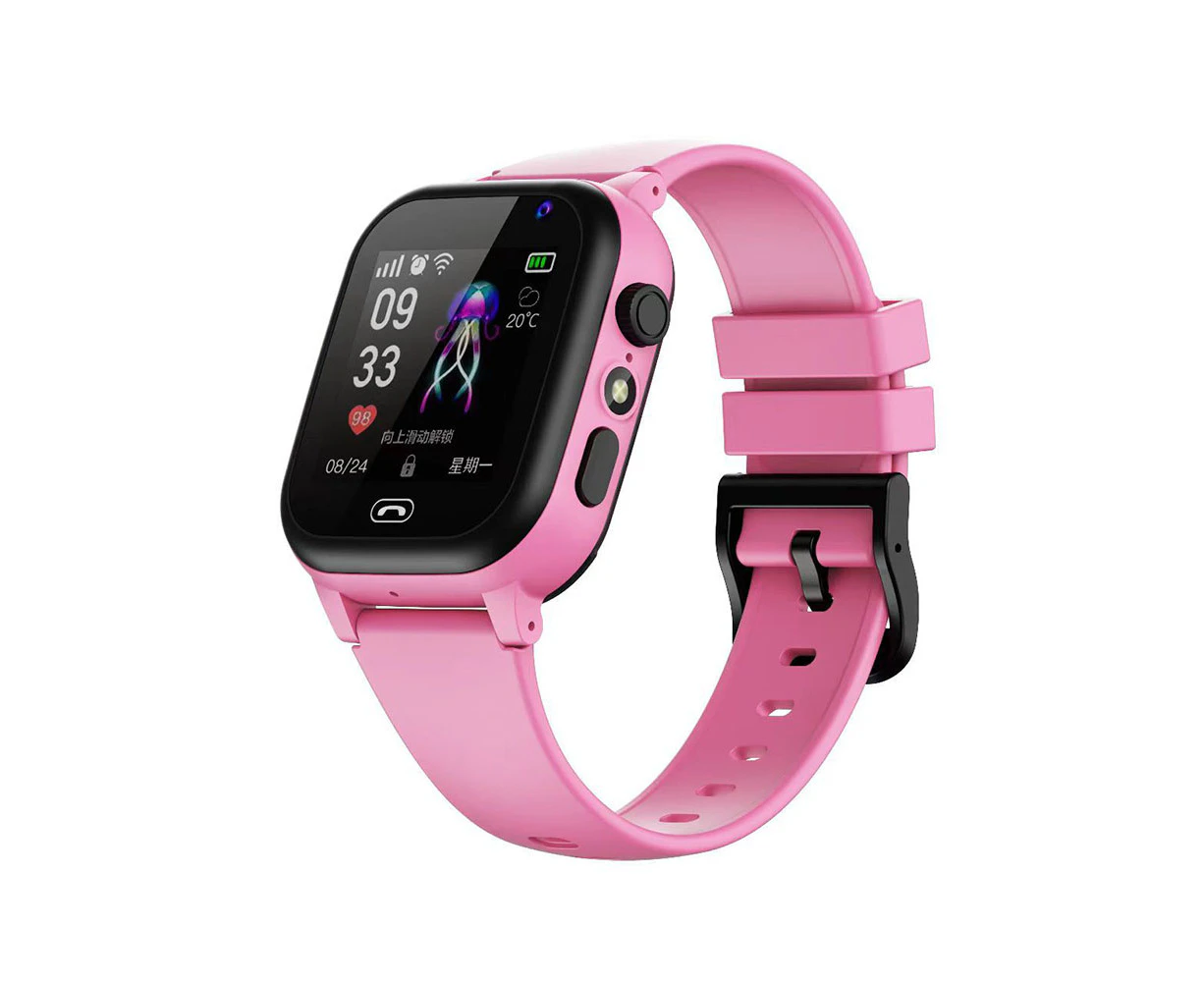 S30 Kids Smart Watch Resistant Touch Screen Tracker Location Watch-Pink