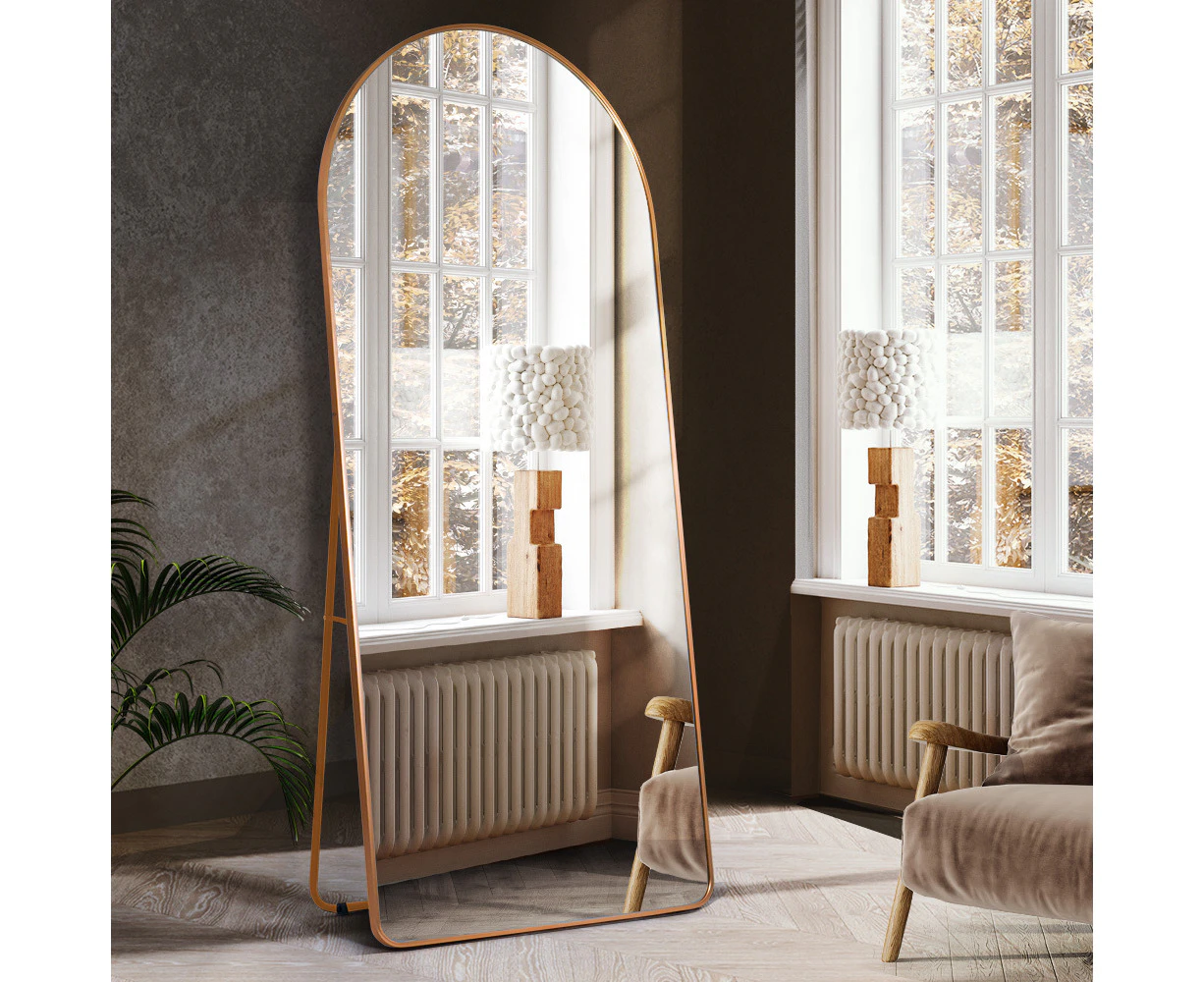 Furb Large Full Length Floor Mirror Free Standing Gold 180*80cm