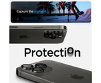 SPIGEN iPhone 15 Pro / 15 Pro Max / 14 Pro / 14 Pro Max Camera Lens Protector, Genuine EZ Fit Optik Pro 2PCS for Apple - Black