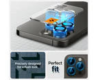 SPIGEN iPhone 15 Pro / 15 Pro Max / 14 Pro / 14 Pro Max Camera Lens Protector, Genuine EZ Fit Optik Pro 2PCS for Apple - Black