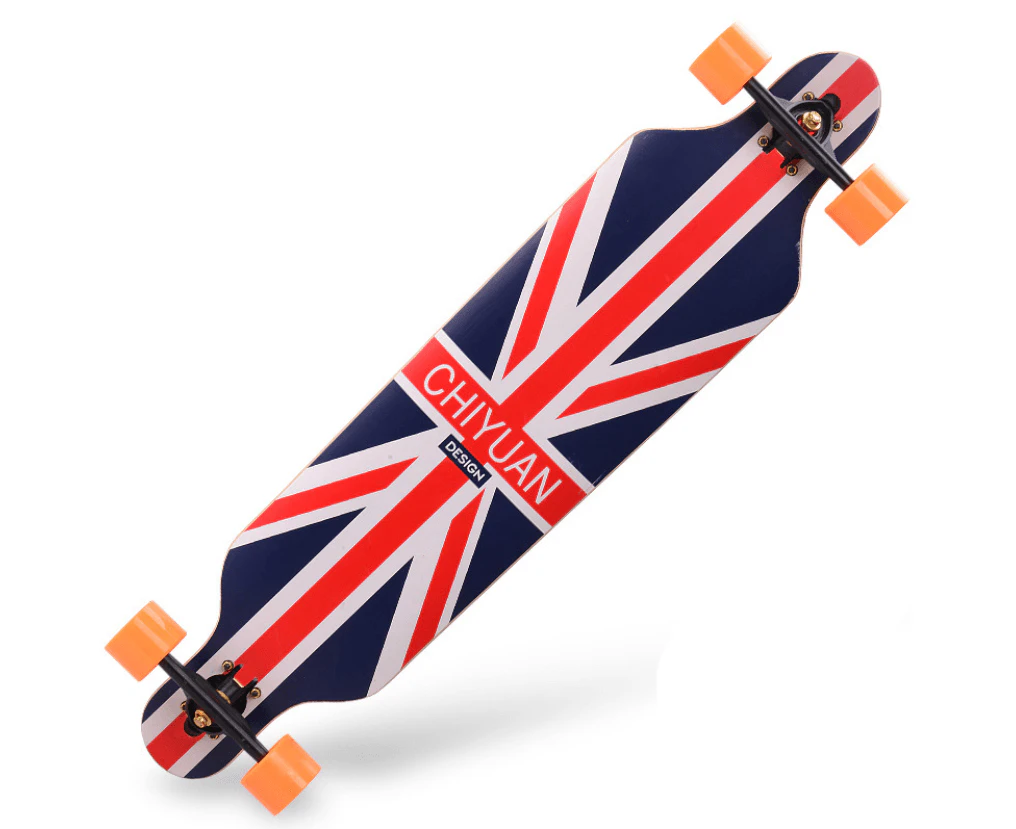 41'' 104cm Sealed Dancing Board Longboard Skateboard - 104 The Union Flag