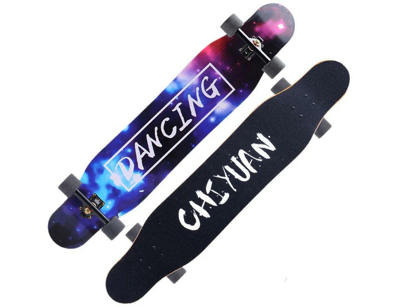46'' 118cm Sealed Dancing Board Longboard Skateboard - 118 Starry Sky