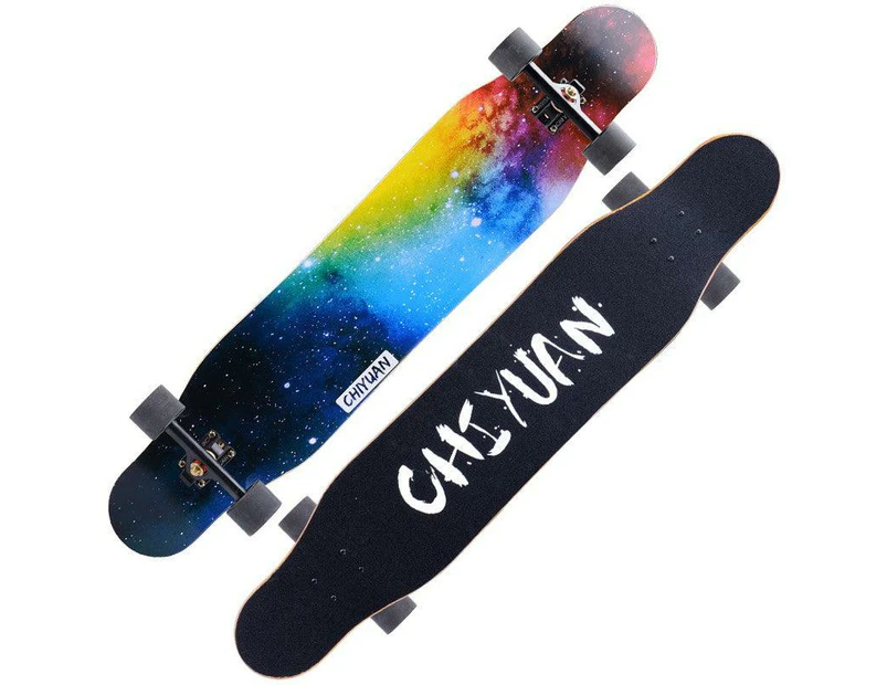 46'' 118cm Starry Cloud Sealed Dancing Board Longboard Skateboard