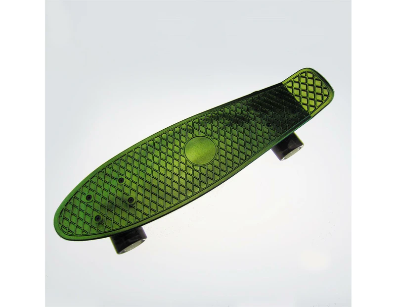 22'' 56cm Green New Beginners Cruiser Skateboard Complete Sets