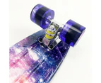 22'' 56cm Dreamy Galaxy New Beginners Cruiser Skateboard Complete Sets