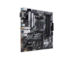 ASUS AMD B550M PRIME B550M-A WIFI II (Ryzen AM4) MicroATX Motherboard, Dual M.2, PCIe 4.0, Wi-Fi 6, 1 Gb Ethernet, HDMI, DVI-D, D-Sub, SATA 6G