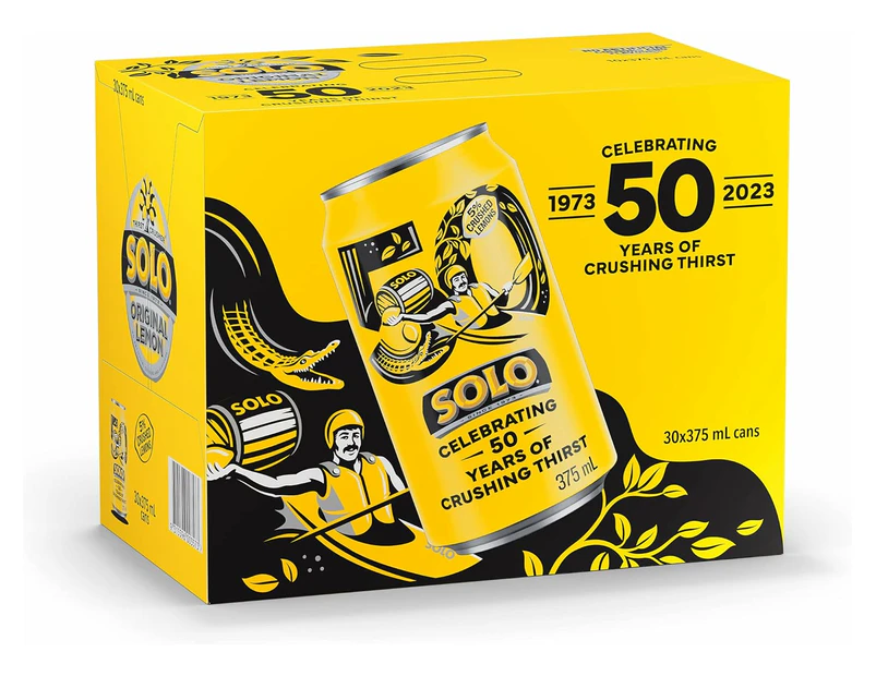 Solo Lemon Soft Drink 30 x 375ml