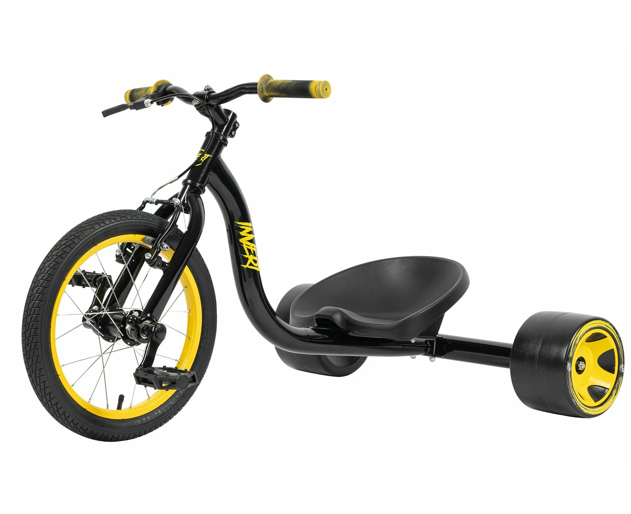 Invert 16" JNR Big Wheel Slider Black/Yellow