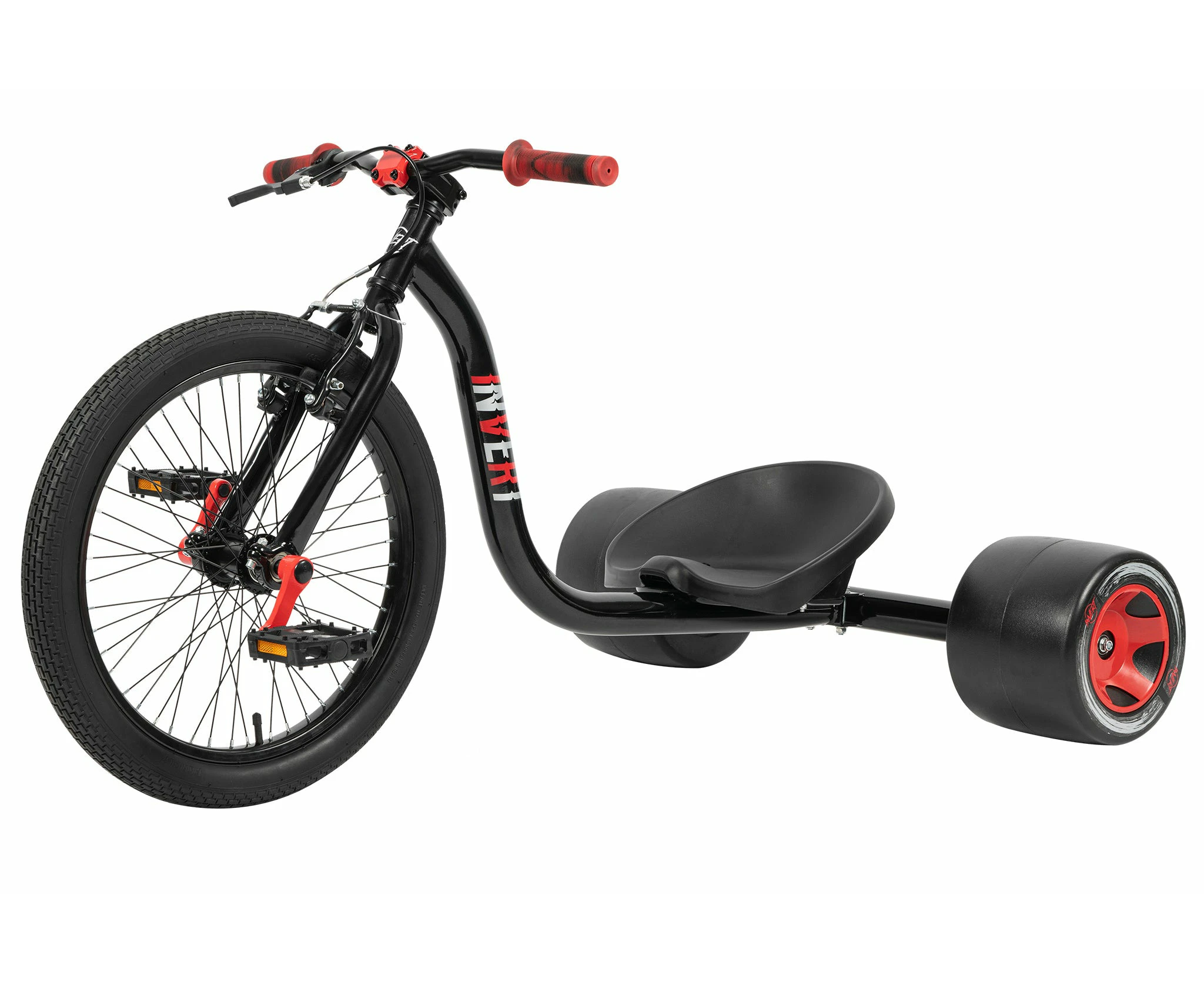 Invert 20" Kids Drift Trike - Big Wheel Slider Black/Red