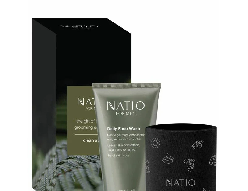 Natio for Men Clean Start Gift Set