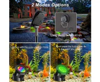 Solar Pond Lights RGB Color Changing LED Landscape Spotlights Fish Tank Garden Pool