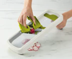 Joseph Joseph Multi-Grip Mandoline Plus Stainless Steel Blade 38cm Slicer White