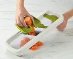 Joseph Joseph Multi-Grip Mandoline Plus Stainless Steel Blade 38cm Slicer White