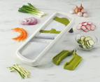 Joseph Joseph Multi-Grip Mandoline Plus Stainless Steel Blade 38cm Slicer White