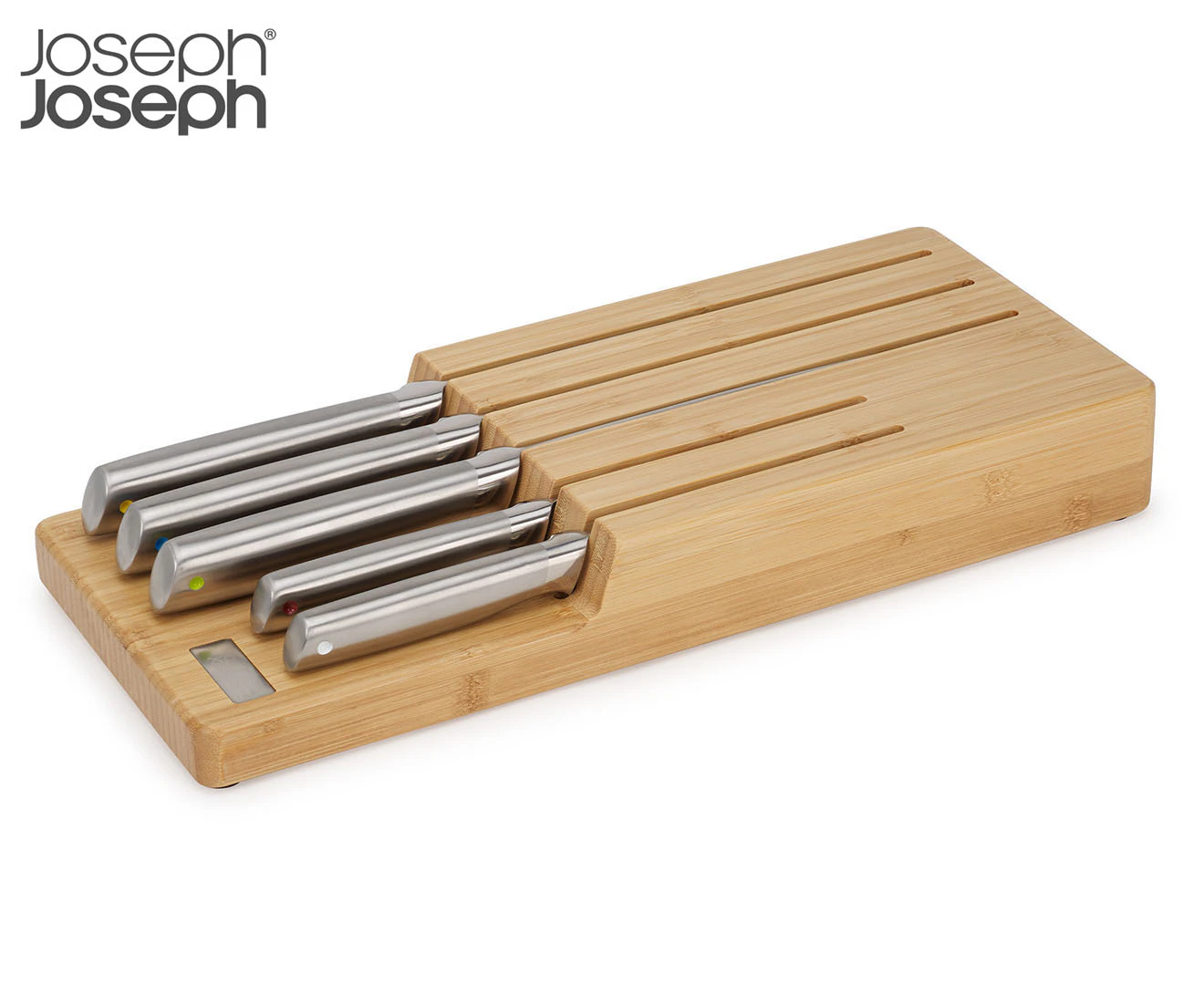 Joseph Joseph 5-Piece Elevate Steel Knife Set w/ In-Drawer Storage Tray