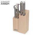 Joseph Joseph 5-Piece Elevate Fusion Knife & Scissor Set w/ Beechwood Block