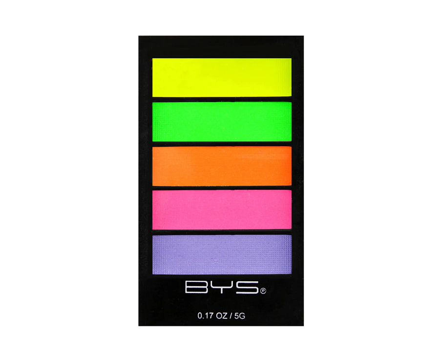 BYS 5pc Eyeshadow Palette Neons