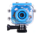 TODO 1080p FHD Kids Action Sports Camera 30M Waterproof 2" LCD Action Cam - Blue