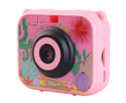 TODO 1080p FHD Kids Action Sports Camera 30M Waterproof 2" LCD Action Cam - Pink