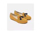 Ronald Suede Leather Moccasins - Yellow