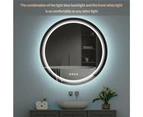 Anti-fog RGB Illuminated LED Bathroom Mirror Front Backlit Mixcolor Lighting