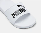 Puma Unisex Popcat 20 Slides - White/Black