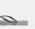 Havaianas Unisex Slim Gloss Thongs - Ice Grey