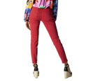 Desigual Women's Jeans - Red
