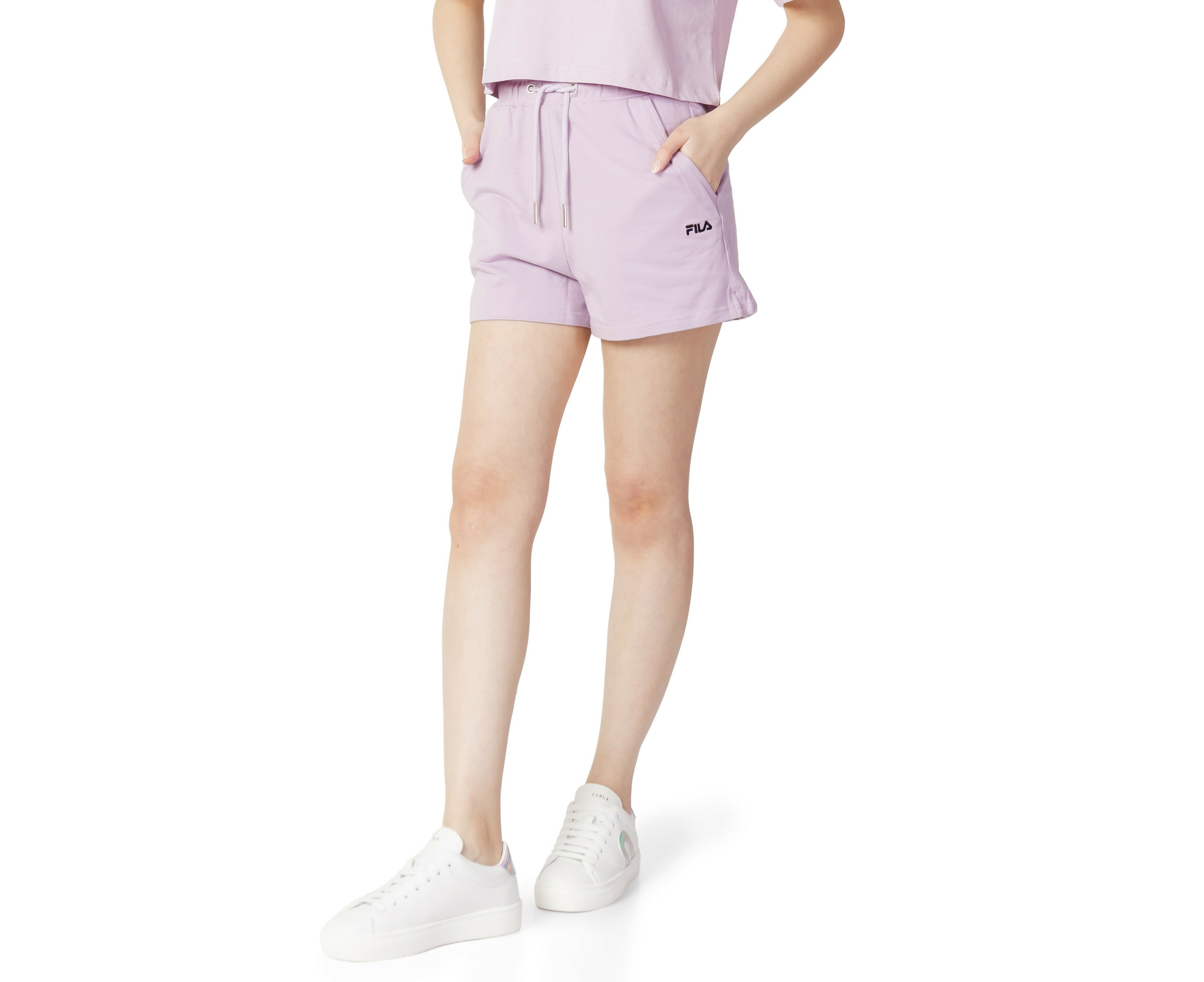 fila shorts womens pink