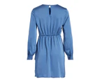 Vila Clothes Women's Dress - Blue