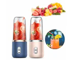 Portable Blender USB Rechargeable Personal Food Smoothie Maker Mixer Juicer - Pink