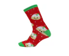 Adult Novelty Funny Christmas Socks - Oh Snap