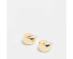 Target Thick Hoop Earrings - Gold