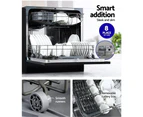 Devanti 8 Place Settings Benchtop Dishwasher Black