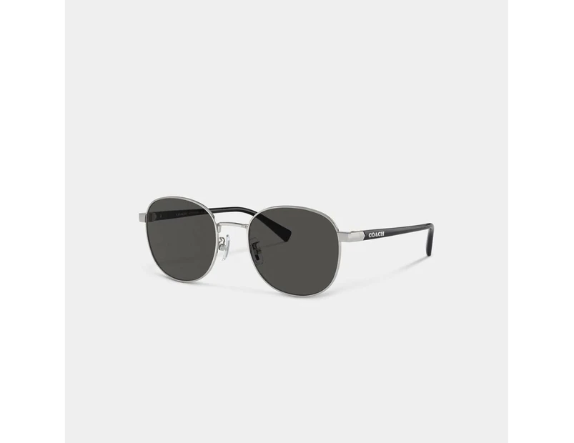 Coach Outlet Metal Round Sunglasses - silver