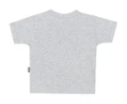 Bonds Baby Roomies Ringer Tee / T-Shirt / Tshirt - New Grey Marle