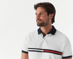 Tommy Hilfiger Men's Tanner Polo Shirt - Bright White
