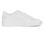 Puma Youth Girls' Smash 3.0 Sneakers - White/Grey
