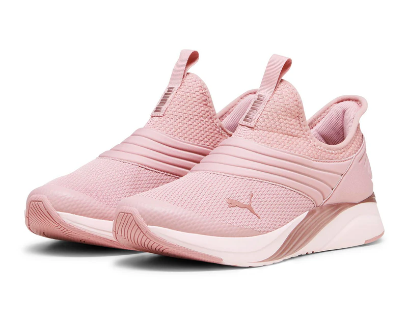 Puma Women's SoftRide Sophia 2 Slip-On Running Shoes - Pink/Rose Gold