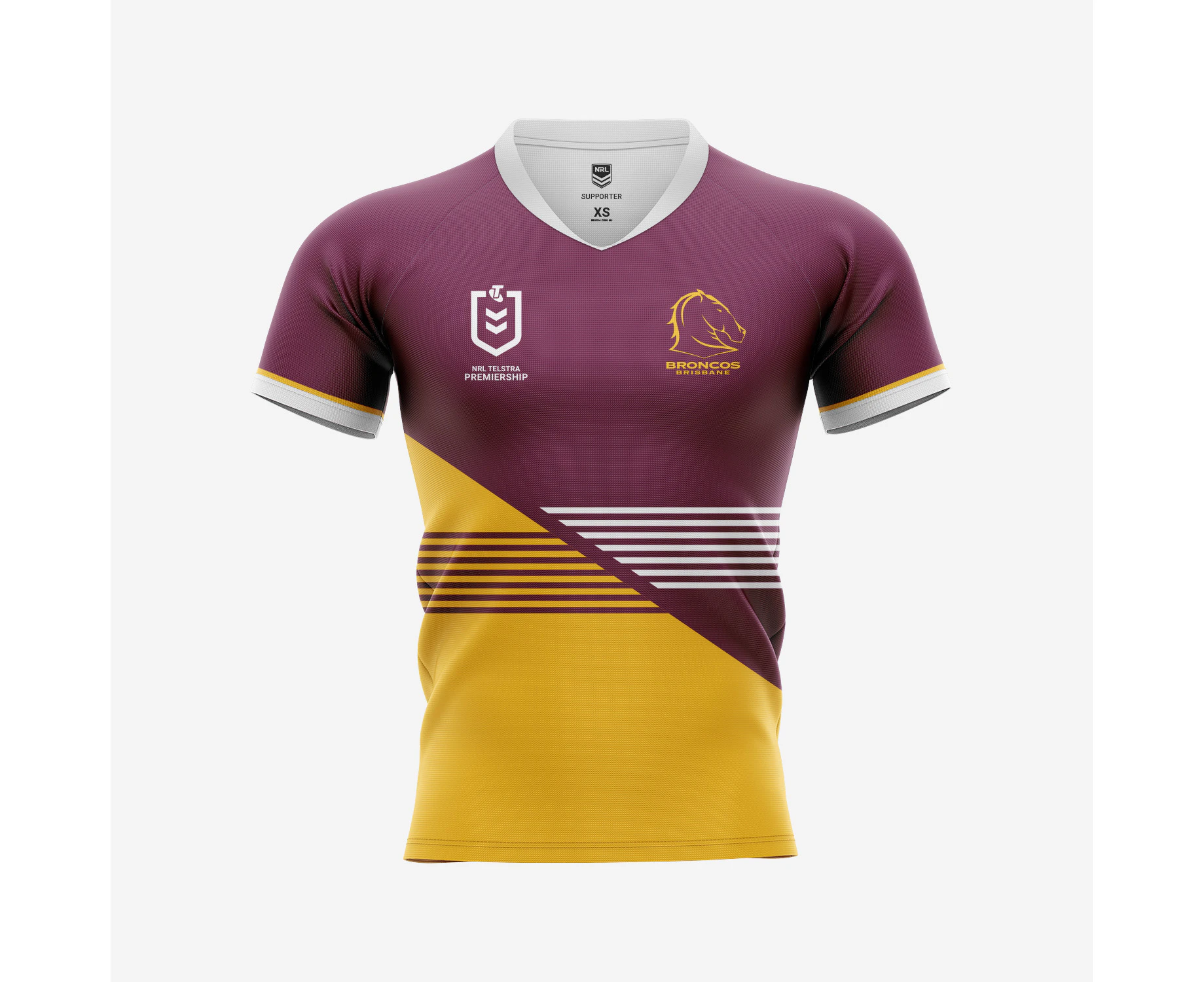 NRL Brisbane Broncos Adult Supporter Jersey