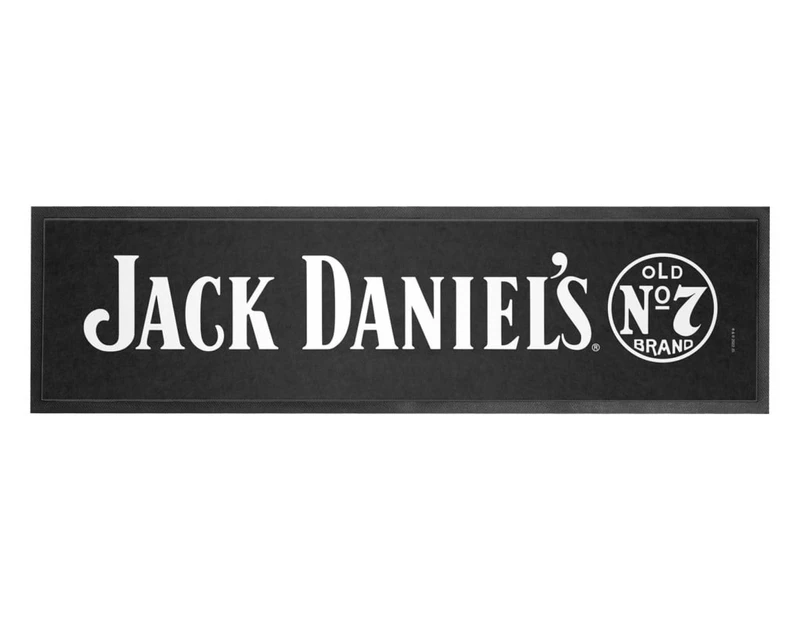 Jack Daniels Logo Bar Mat Runner