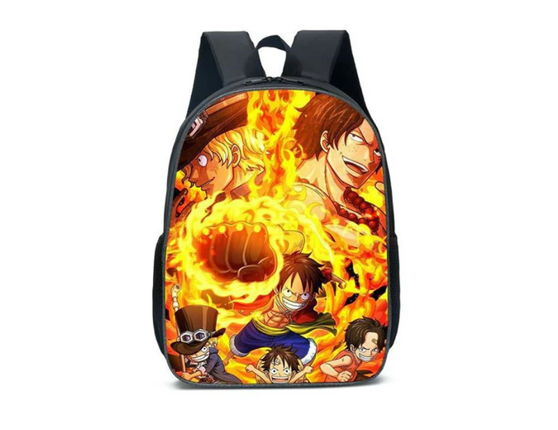 One Piece Character Graphic Printed School Bag For Unisex Backpack Rucksack Travel Work Laptop Bag - G