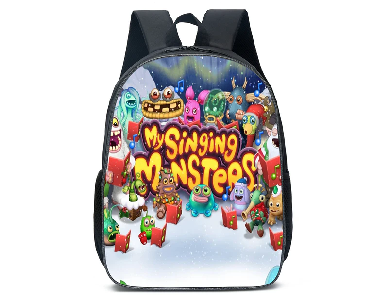 My Singing Monsters Anime Backpacks Rucksacks School Bookbag for Kids Boys Girls - B