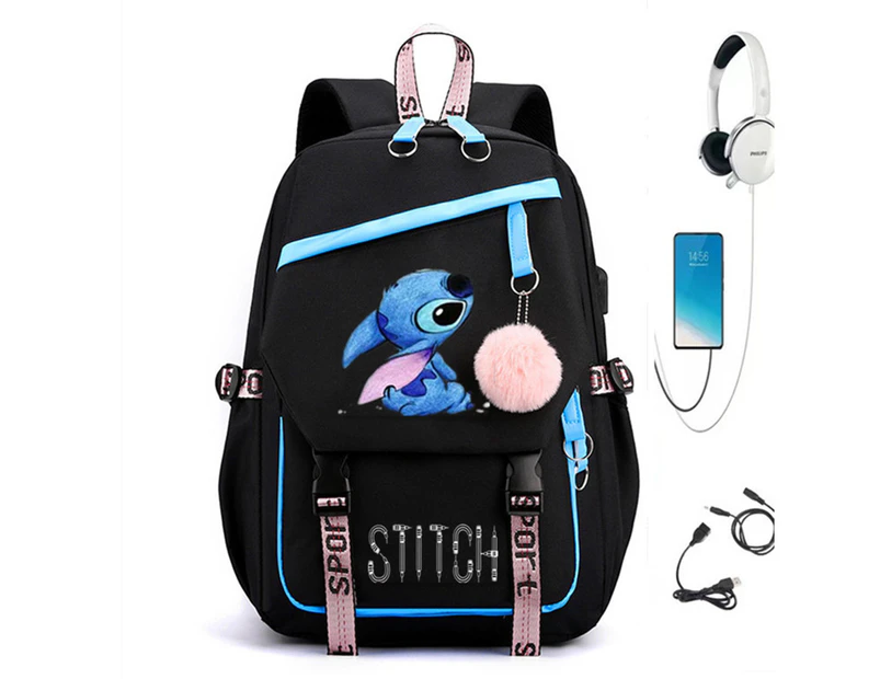 Lilo and Stitch Large Capacity Laptop Schoolbag Bookbag Backpack Rucksack Bags