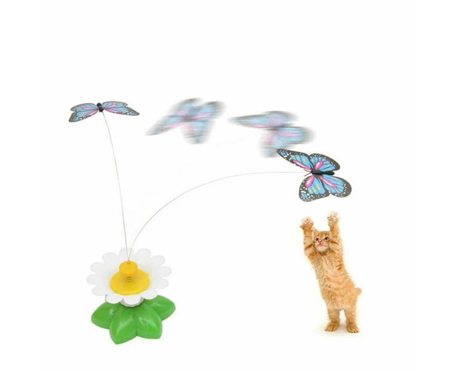 Electric Rotating Butterfly Cat Toy