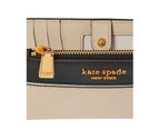 Morgan Colorblocked Saffiano Leather Small Slim Bifold Wallet - Pale Dogwood Multi
